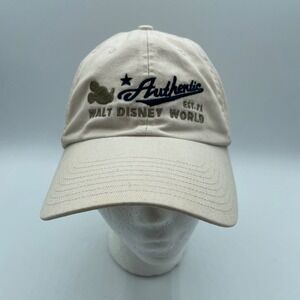 Walt Disney World Authentic Mickey Mouse Baseball Cap Tan Adult Adjustable Strap